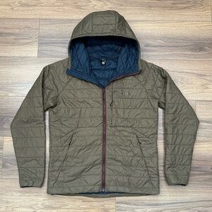 Flylow Men’s Crowe Insulated Jacket in Taro Brown Size Medium